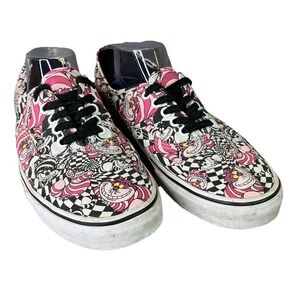 Vans x Disney Alice in Wonderland Cheshire Cat Shoes Sneakers Women 12/Men 10.5